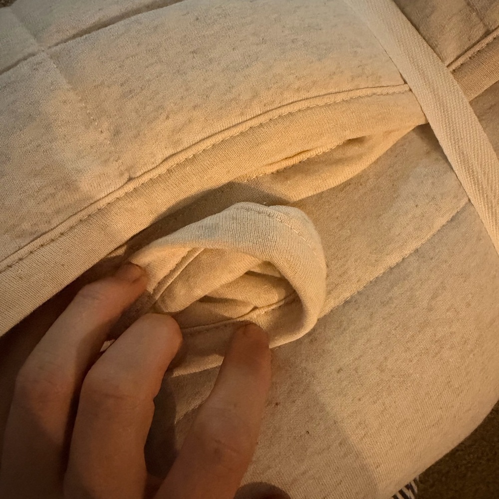 Crate&Barrel Soft Cream Comforter - Picture 7 of 13